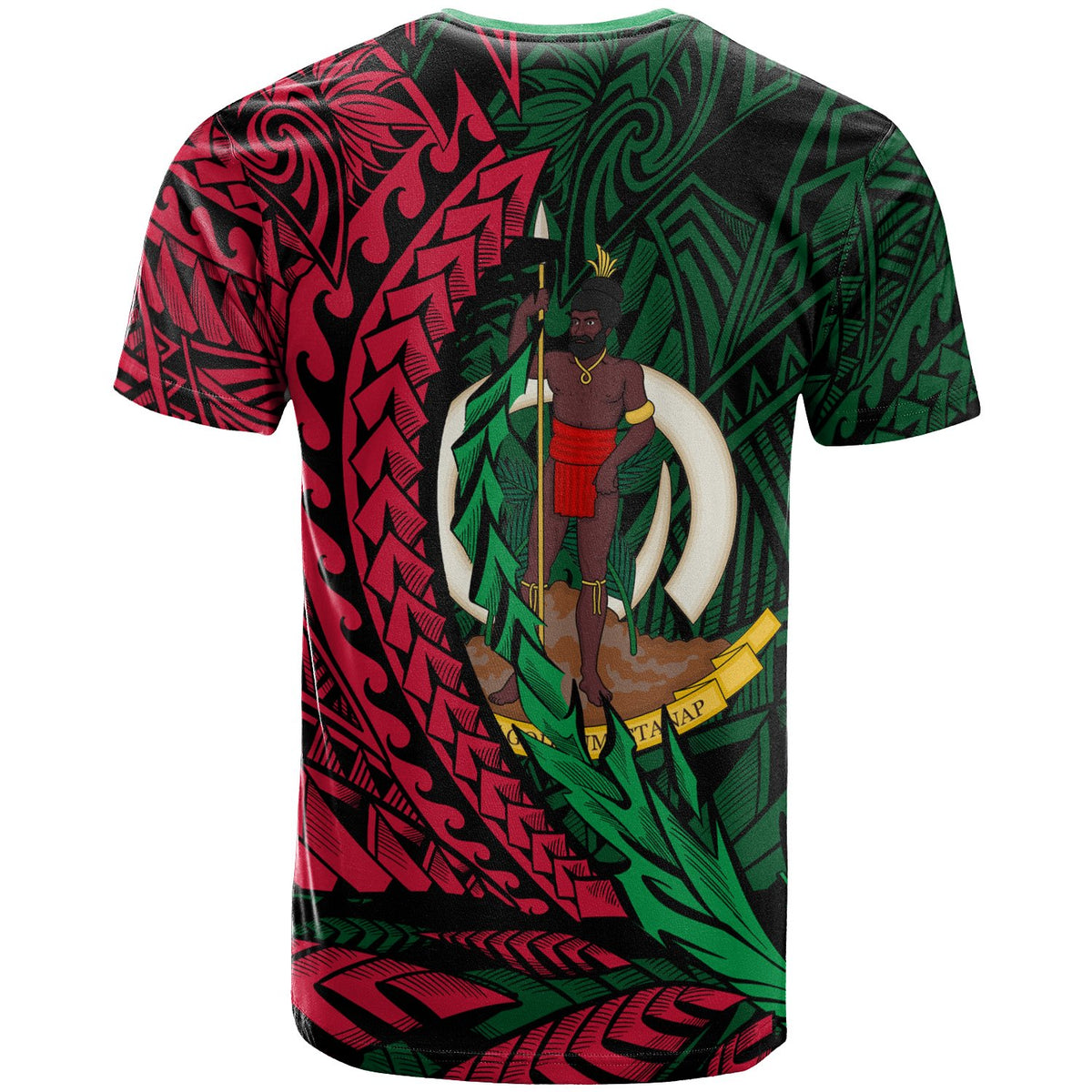 Vanuatu T Shirt Malampa Wings Style - Polynesian Pride