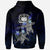 Samoa Polynesian Hoodie Blue Turtle Couple - Polynesian Pride