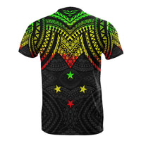 Federated States of Micronesia T Shirt Micronesian Pattern Reggae Armor Style - Polynesian Pride