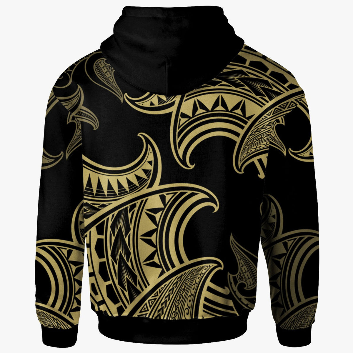 Guam Hoodie Hammerhead Shark Tribal Pattern - Polynesian Pride