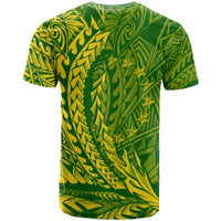 Cook Islands T Shirt Moto Kavata Wings Style - Polynesian Pride