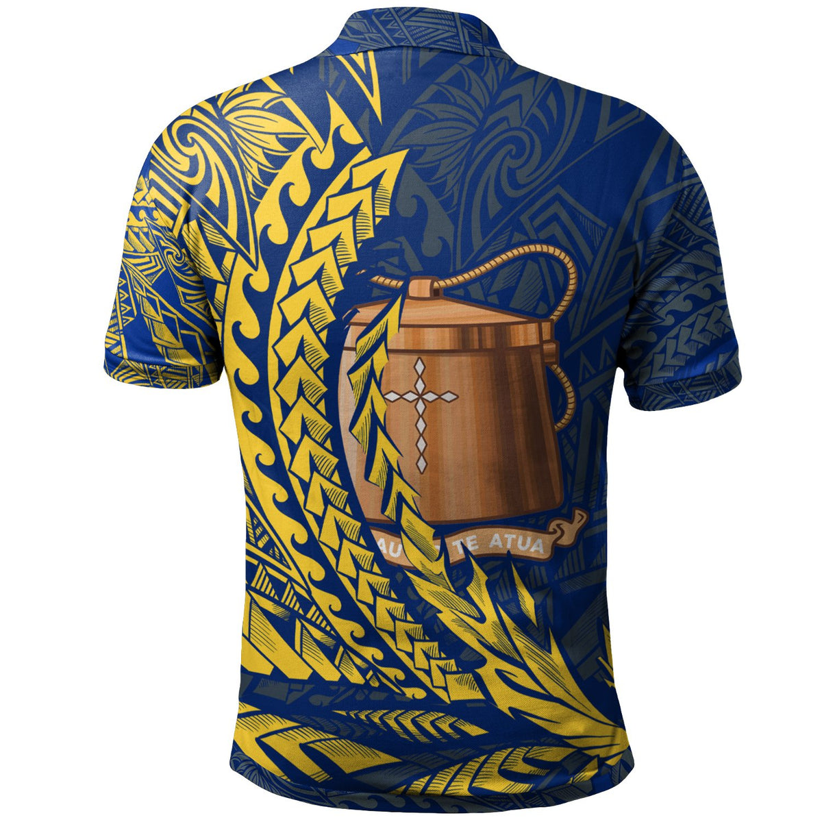 Tokelau Polo Shirt Atafu Wings Style - Polynesian Pride