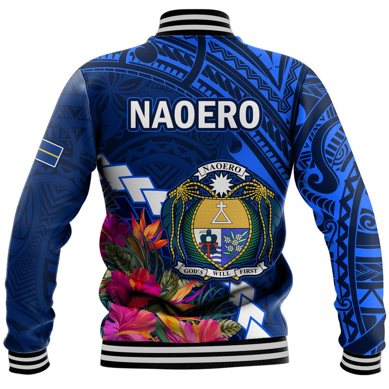 Nauru Coat of Arms Baseball Jacket Polynesian Tropical LT9 - Polynesian Pride