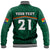 (Custom Personalised) Hawaii Warriors Football Baseball Jacket Polynesian Palm and Hibiscus LT9 - Polynesian Pride