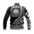 Federated States of Micronesia Baseball Jacket Black Polynesian Wave Style LT9 - Polynesian Pride