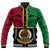 Vanuatu Baseball Jacket Tribal Vanuatu Coat Of Arms Flag Style LT9 Unisex Black - Polynesian Pride