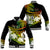 Personalised Fiji Day Baseball Jacket Flying Fijians Masi Kesa Style - Reggae LT7 Unisex Reggae - Polynesian Pride