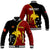 Personalised Papua New Guinea Baseball Jacket 47th Independence Anniversary - Motu Revareva LT7 Unisex Red - Polynesian Pride