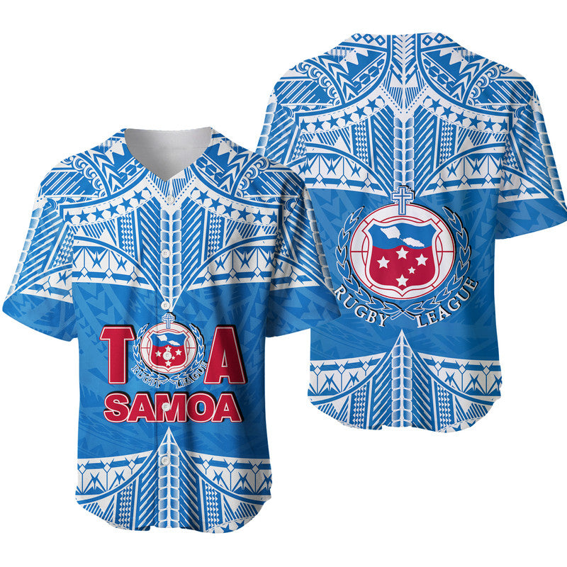 Toa Samoa Backpack Toa Samoa Rugby Baseball Jersey Blue Sky LT6