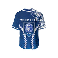 (Custom Personalised) Kailua High School Baseball Jersey Home of the Surfriders LT13 - Polynesian Pride