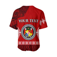 (Custom Personalised) Vava u Tonga Baseball Jersey Tongan Ngatu LT13 - Polynesian Pride