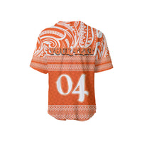 (Custom Personalised) Tailulu College Baseball jersey Tonga Patterns LT6 - Polynesian Pride