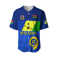 Malampa Province Baseball Jersey Vanuatu Proud LT13 Unisex Blue - Polynesian Pride