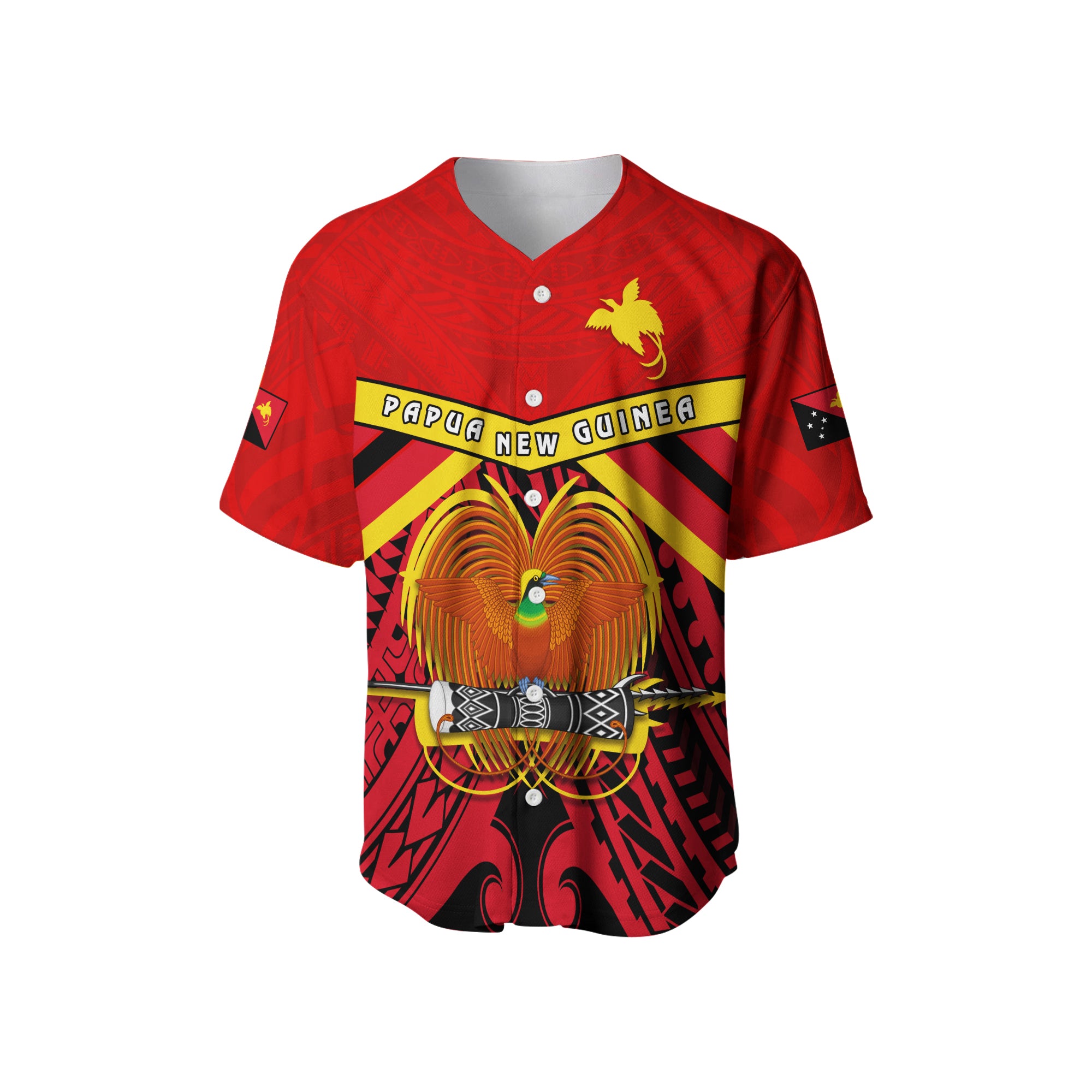 Papua New Guinea Baseball Jersey the One and Only LT13 - Polynesian Pride