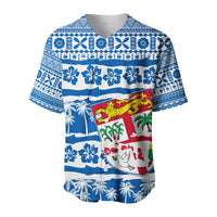 Fiji Polynesian Baseball Jersey Fijian Tapa Pattern LT13 - Polynesian Pride