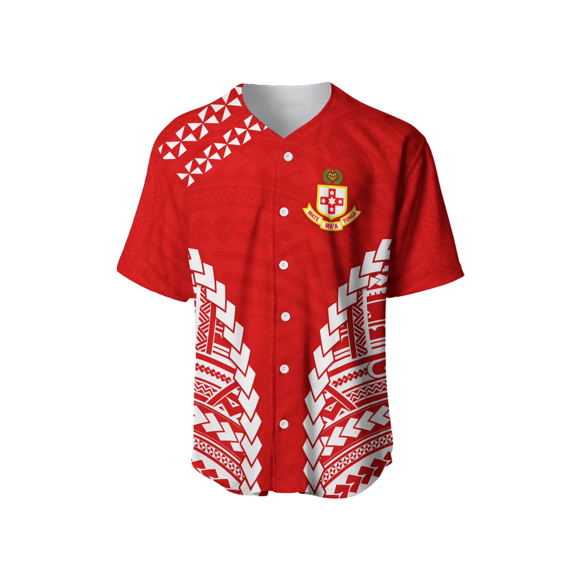 Kolisi Tonga Baseball Jersey LT13 - Polynesian Pride