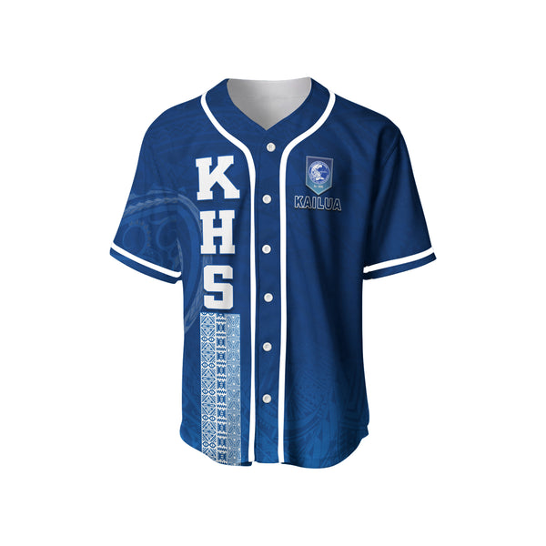 Custom Personalised) Kailua High School Baseball Jersey - KHS
