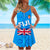 Fiji Day Beach Dress Flag Vibes LT8 Women Blue - Polynesian Pride