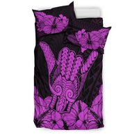 Hawaii Shaka Sign Bedding Set Purple Version LT9 - Polynesian Pride