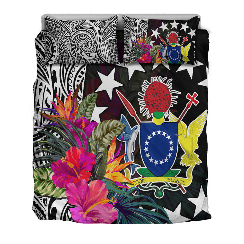 Cook Island Bedding Set Tribal Polynesian and Tropical Flowers LT9 - Polynesian Pride