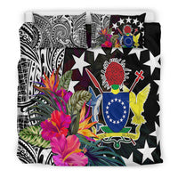 Cook Island Bedding Set Tribal Polynesian and Tropical Flowers LT9 - Polynesian Pride