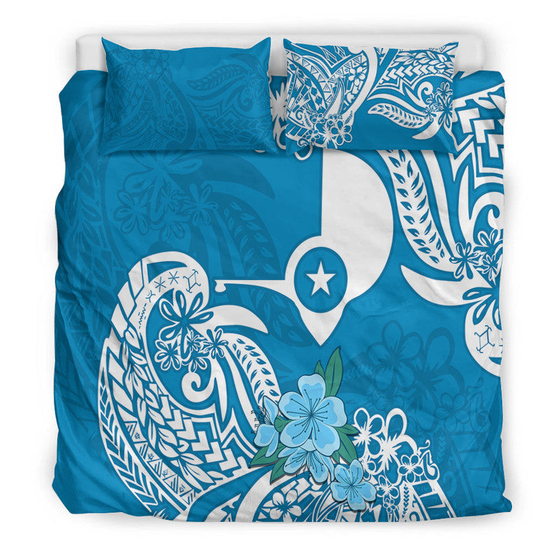 FSM Yap State Bedding Set Polynesian Floral Tribal LT9 - Polynesian Pride