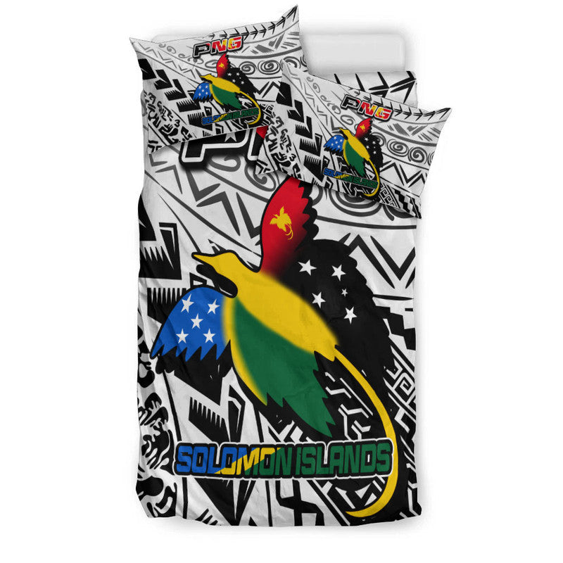 Papua New Guinea And Solomon Islands Bedding Set LT6 - Polynesian Pride