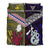 New Zealand And Niue Bedding Set Together - Purple LT8 - Polynesian Pride