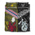 New Zealand And Niue Bedding Set Together - Black LT8 - Polynesian Pride