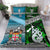 New Zealand And Fiji Bedding Set Together - Green LT8 Green - Polynesian Pride