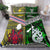 New Zealand And Niue Bedding Set Together - Green LT8 Green - Polynesian Pride