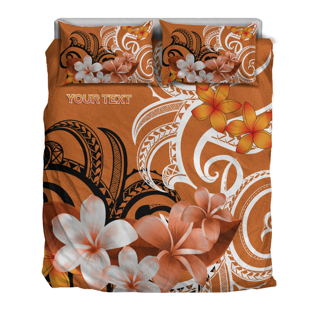 Custom Personalised Bedding Set - Orange Spirit LT9 - Polynesian Pride