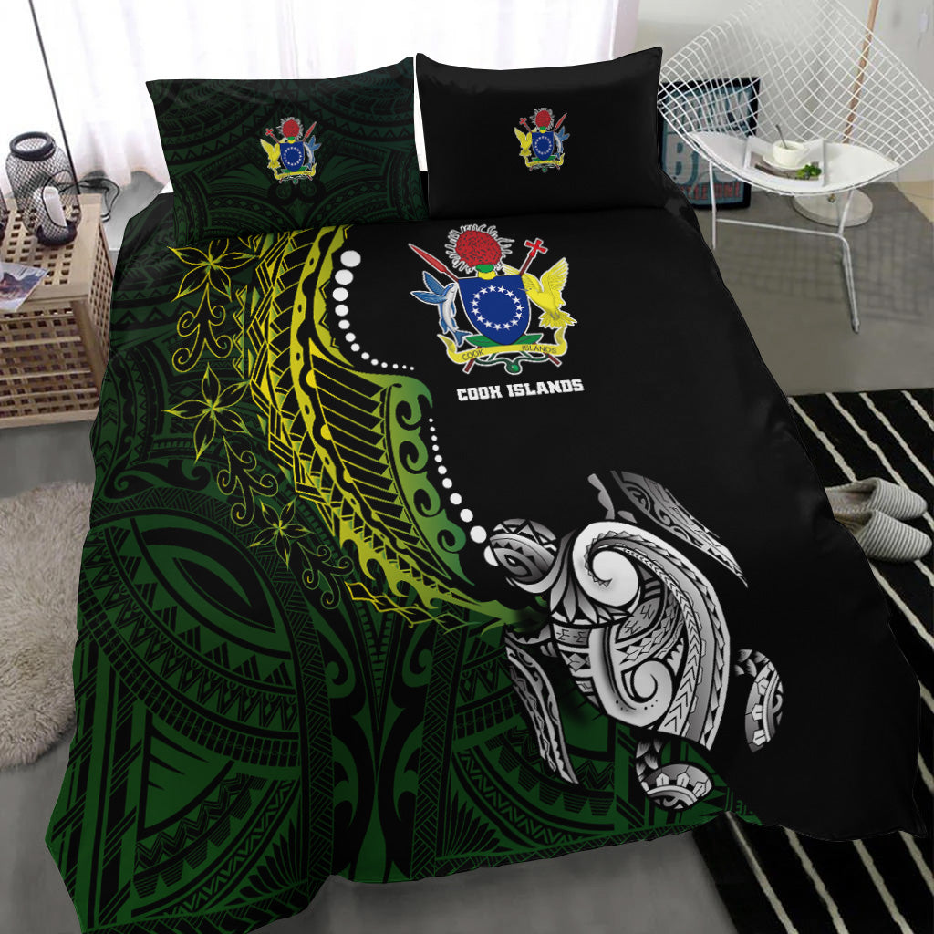 Cook Islands Bedding Set Simple Style LT16 Black - Polynesian Pride