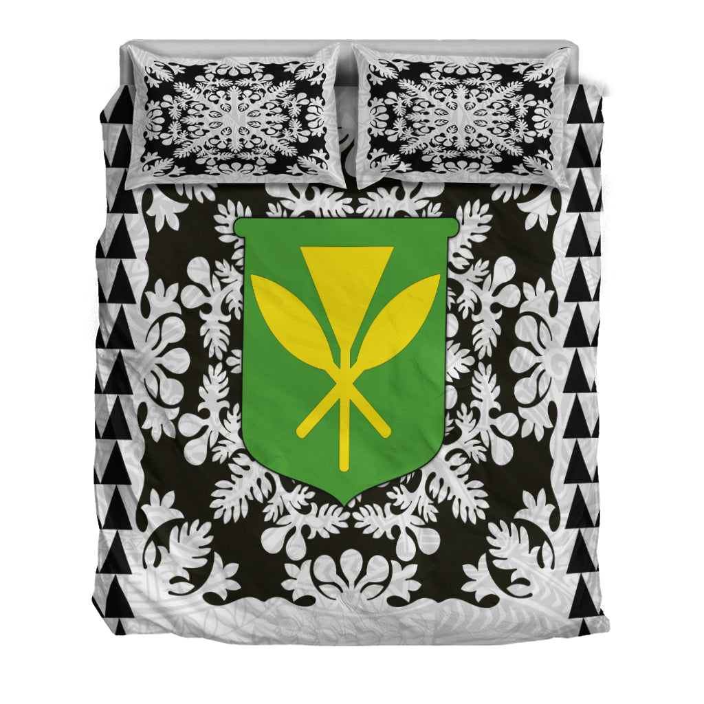 Hawaii Bedding Set Kanaka Maoli No.2 White Style LT6 - Polynesian Pride