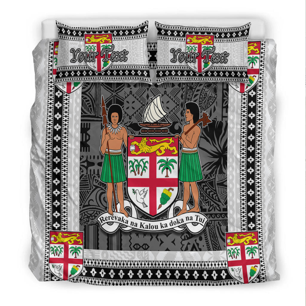 (Custom Personalised) Fiji Bedding Set White Style No.1 LT6 - Polynesian Pride