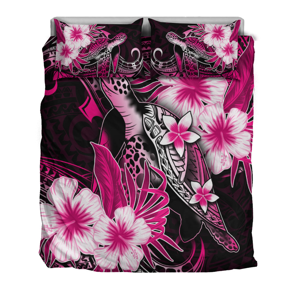 Polynesian Turtle Bedding Set With Hibiscus Color No.6 LT6 - Polynesian Pride