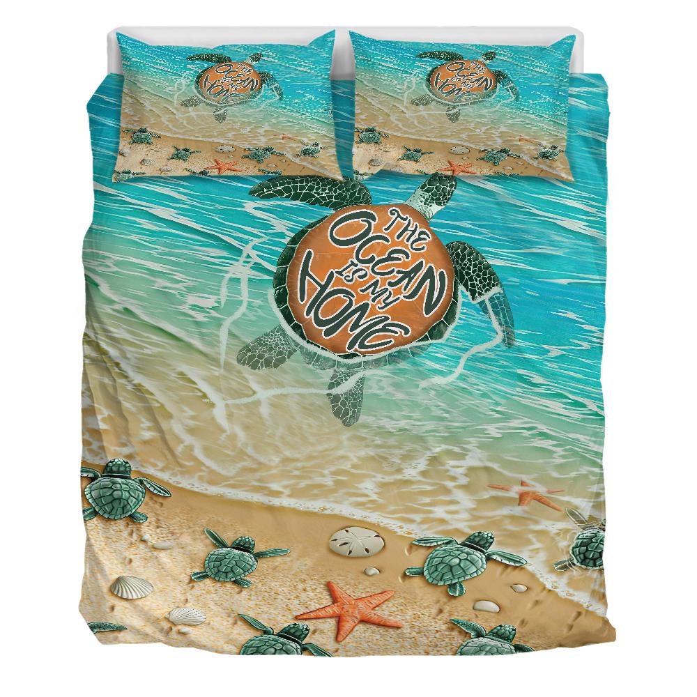 Hawaii Turtle Starfish Bedding Set - Ocean Home - AH - Polynesian Pride