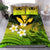 (Custom) Kanaka Maoli (Hawaiian) Bedding Set, Polynesian Plumeria Banana Leaves Yellow Personal Signature Yellow - Polynesian Pride