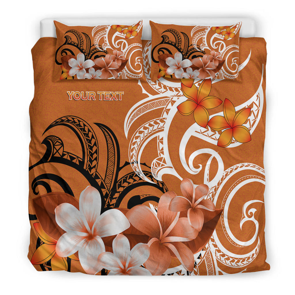Custom Personalised Bedding Set - Orange Spirit LT9 - Polynesian Pride