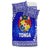 Tonga Coat Of Arms Bedding Set Simplified Version - Blue LT8 - Polynesian Pride
