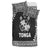 Tonga Coat Of Arms Bedding Set Simplified Version - Black LT8 - Polynesian Pride