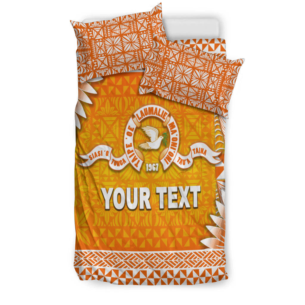 (Custom Personalised) Tonga Tailulu College Bedding Set Simplified Version LT8 - Polynesian Pride