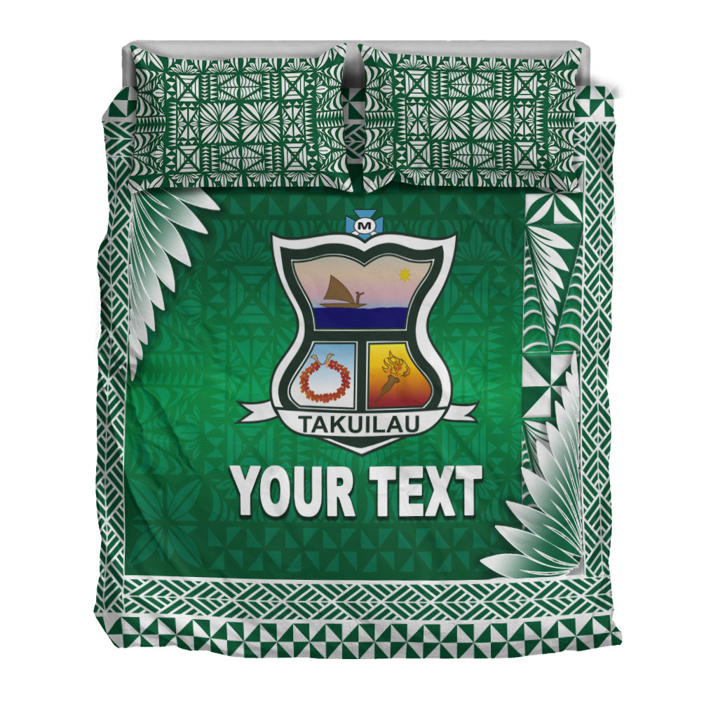 (Custom Personalised) Tonga Takuilau College Bedding Set Simplified Version LT8 - Polynesian Pride