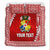 (Custom Personalised) Tonga Coat Of Arms Bedding Set Simplified Version - Red LT8 - Polynesian Pride