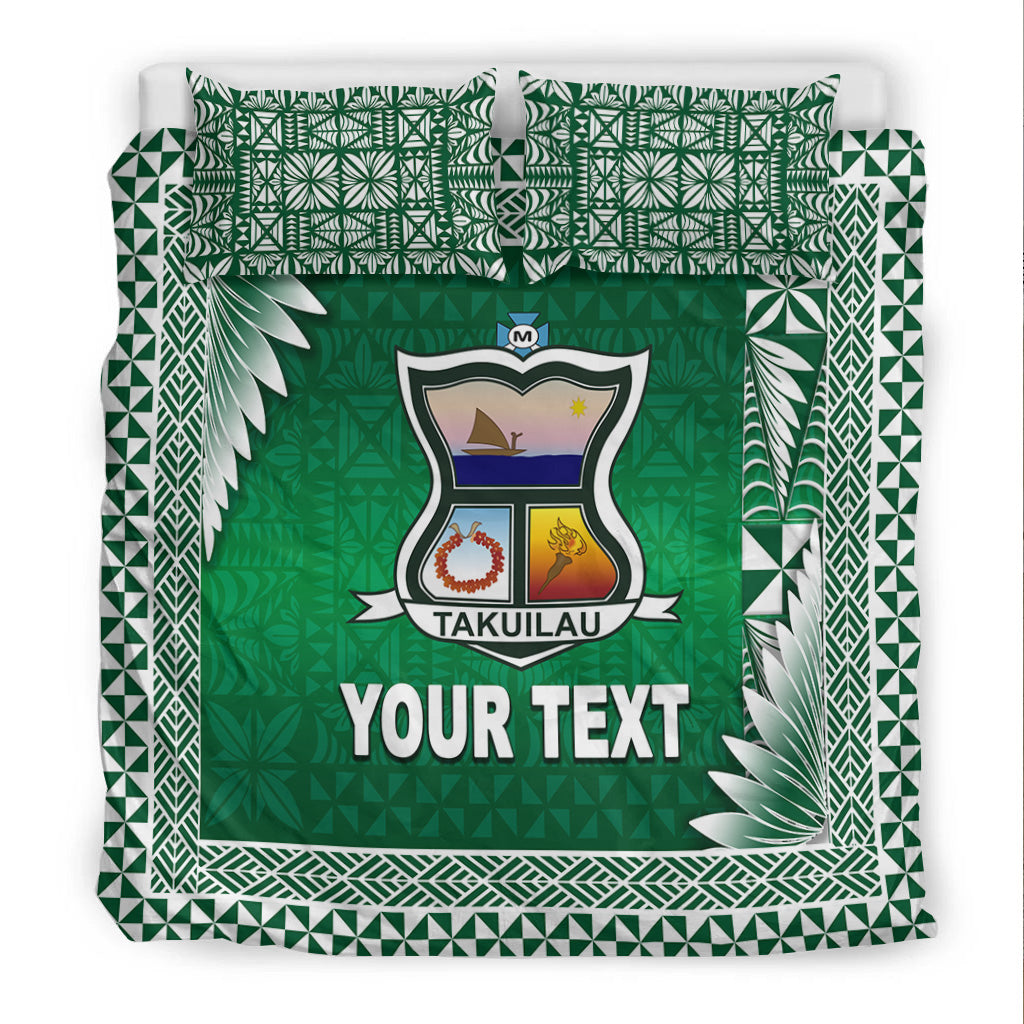 (Custom Personalised) Tonga Takuilau College Bedding Set Simplified Version LT8 - Polynesian Pride