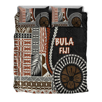 Bula Fiji Bedding Set Masi Tapa Patterns Style LT6 - Polynesian Pride
