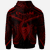 Guam Zip Hoodie Guam Seal With Line Style Red Version - Polynesian Pride