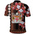 Fiji Polo Shirt Tagimoucia Mixed Black Tapa Style LT9 - Polynesian Pride