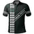 Custom Hawaii Kakau Warrior Polynesian Football Polo Shirt Black - Polynesian Pride