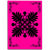 Hawaiian Quilt Maui Plant And Hibiscus Pattern Area Rug - Black Pink - AH Black - Polynesian Pride
